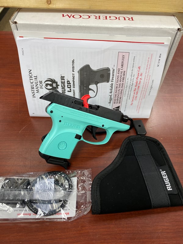 Ruger Lcp 03746 3746 Turquoise Blue For Sale New Guns ruger-lcp-03746-3746-turquoise-blue-for-sale-new-guns