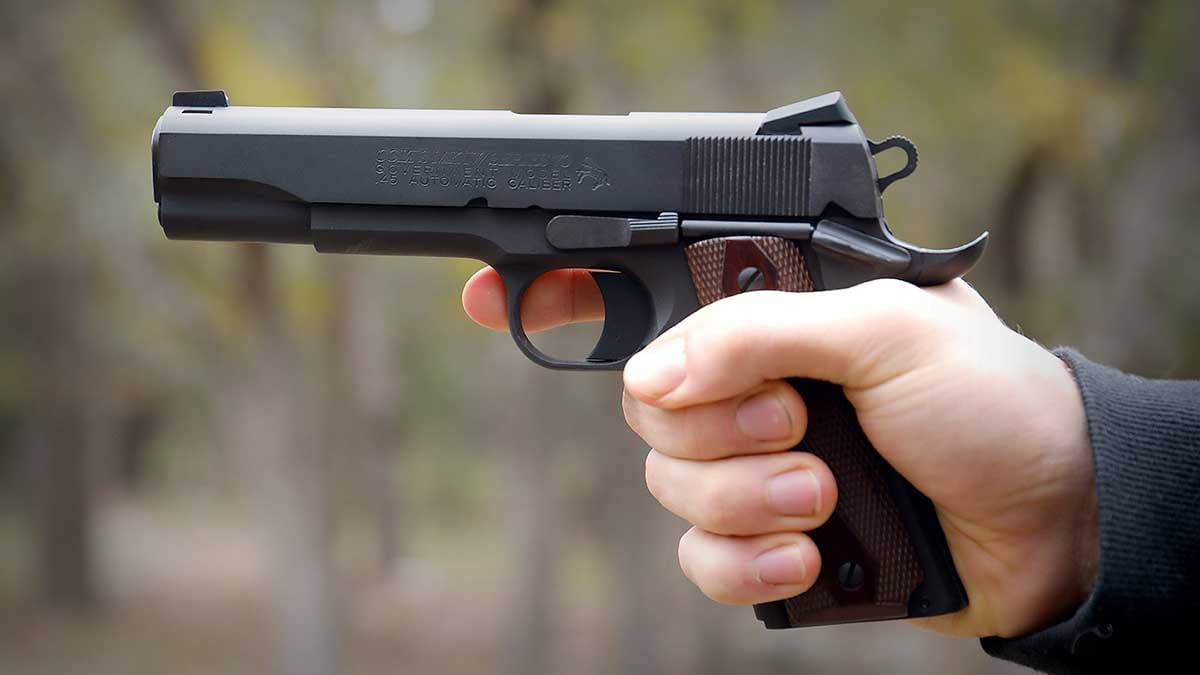 1911 in hand