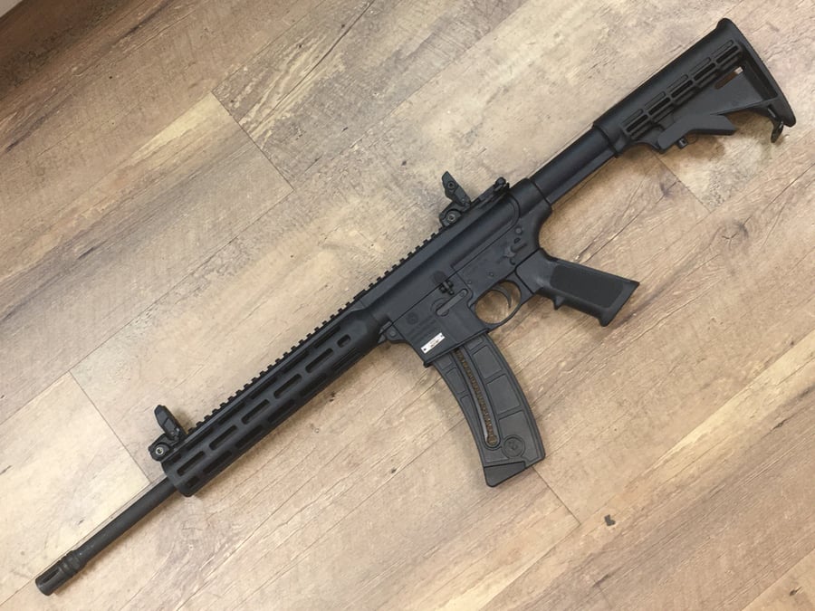 Smith And Wesson M&p 1522 Sport With Mlok Handguard (magpul Flip Up