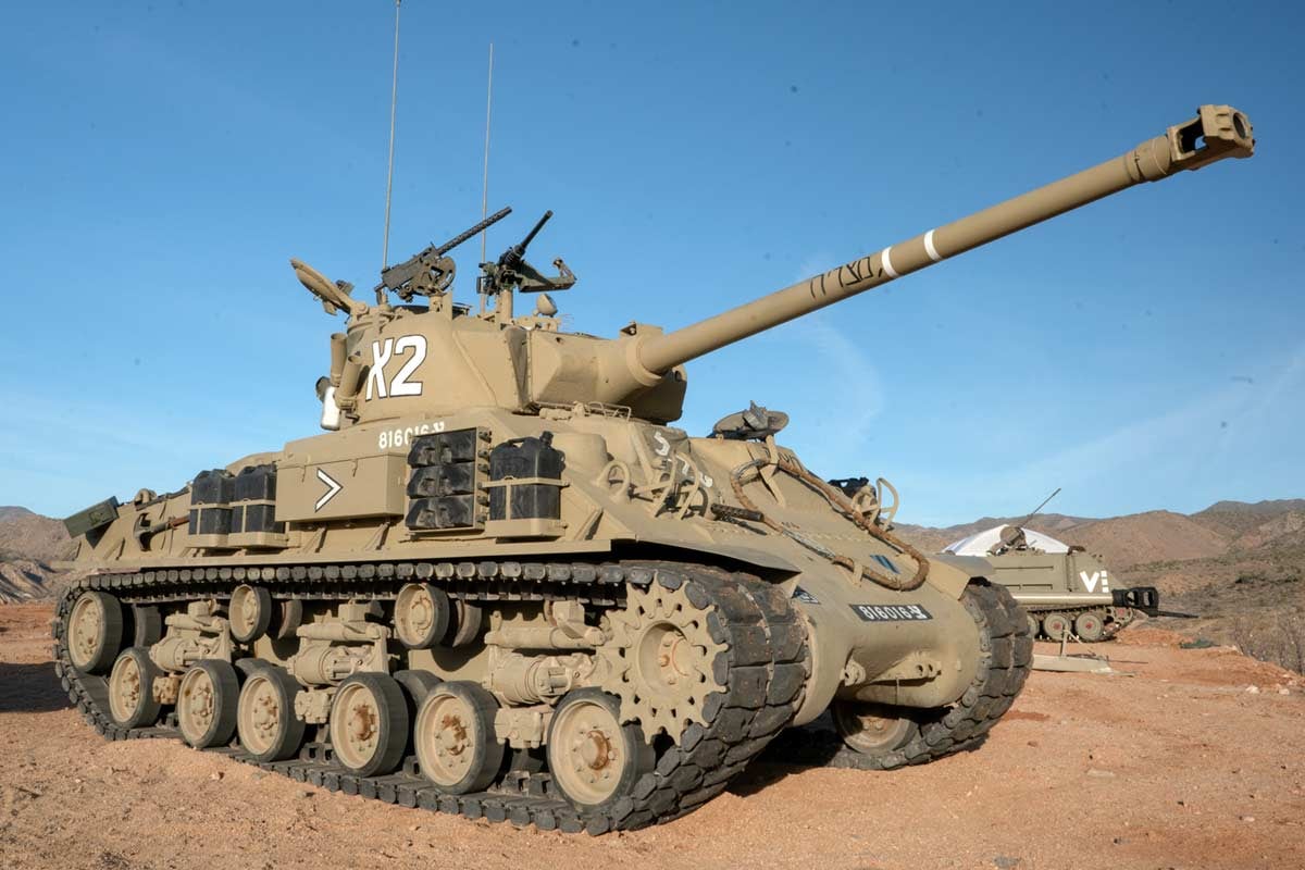 Battlefield Vegas' Israeli M-50 Super Sherman tank