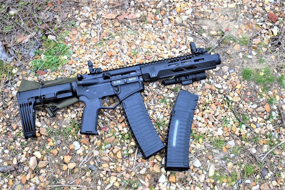 AR pistol and sr60 mag