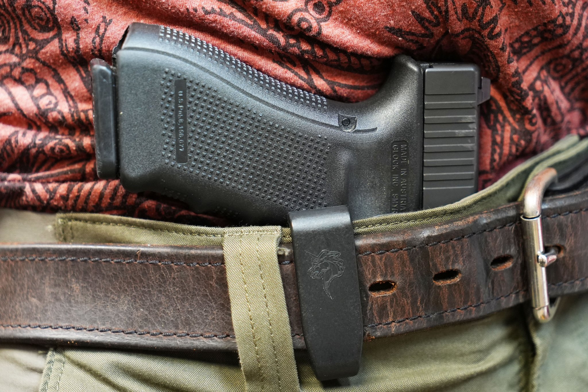 Glock in IWB holster
