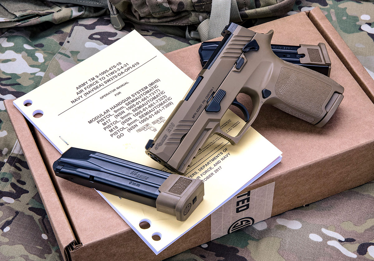 Sig Sauer made M18 MHS handgun 