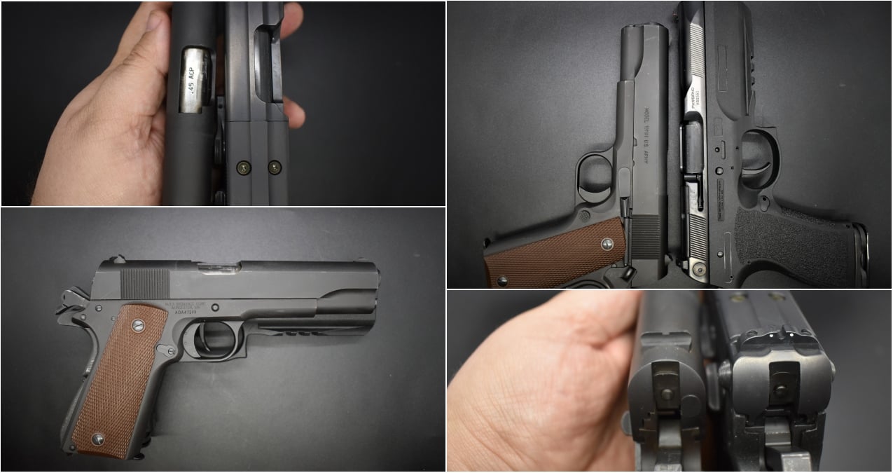 FK Brno PSD Pistol compared to M1911