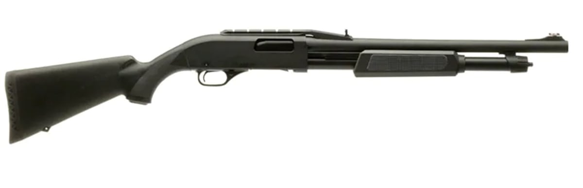 FN P-12 12-gauge shotgun.
