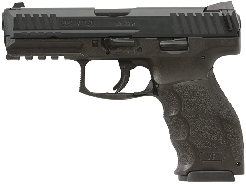 The H&K VP40 comes ready to accept the .40 S&W.