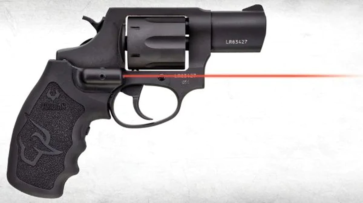Taurus 856 revolver with laser grip