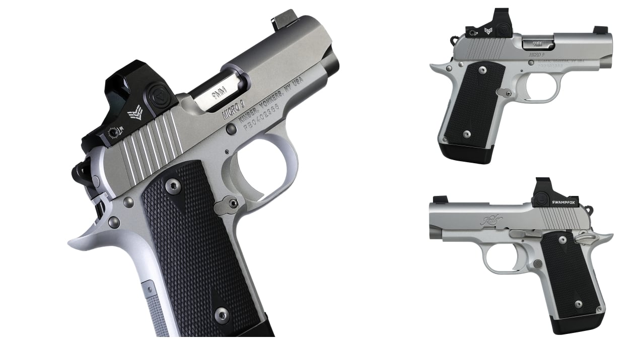 Micro 9 Stainless OI with a Swampfox Sentinel 3.0MOA optic