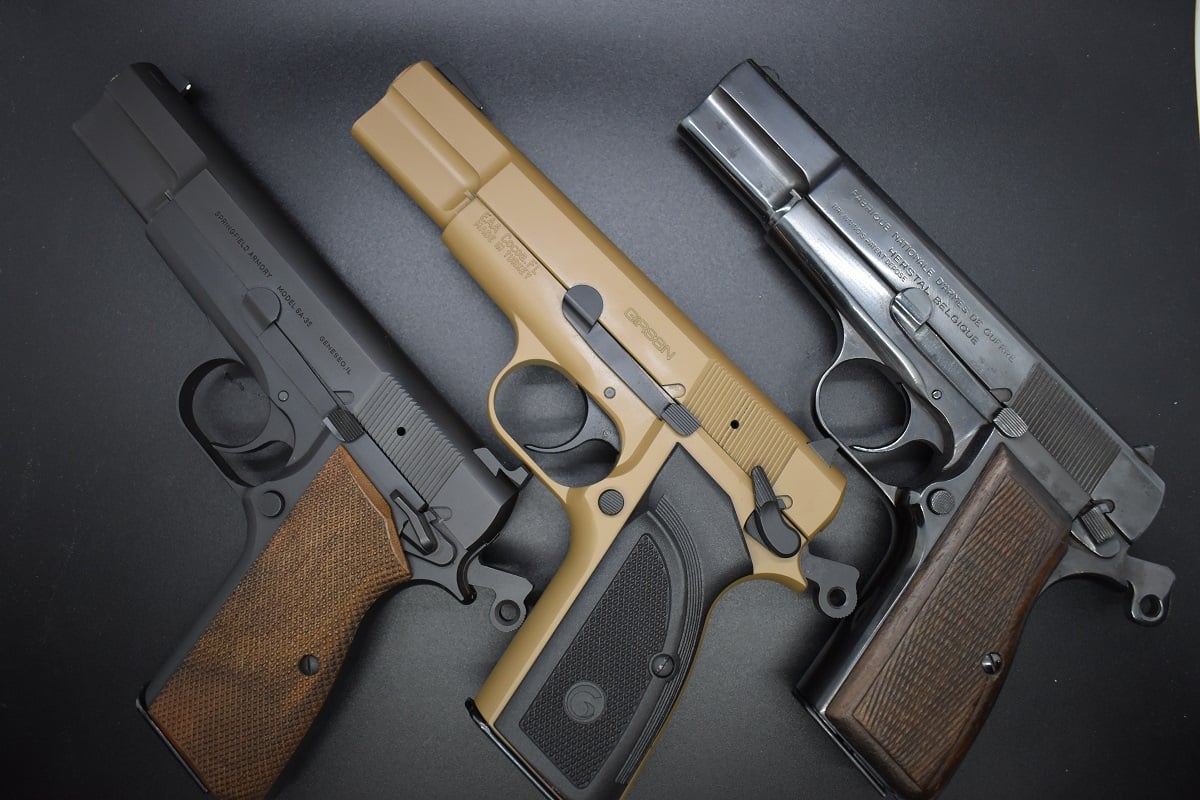 EAA Girsan MC P35 9mm pistol in FDE
