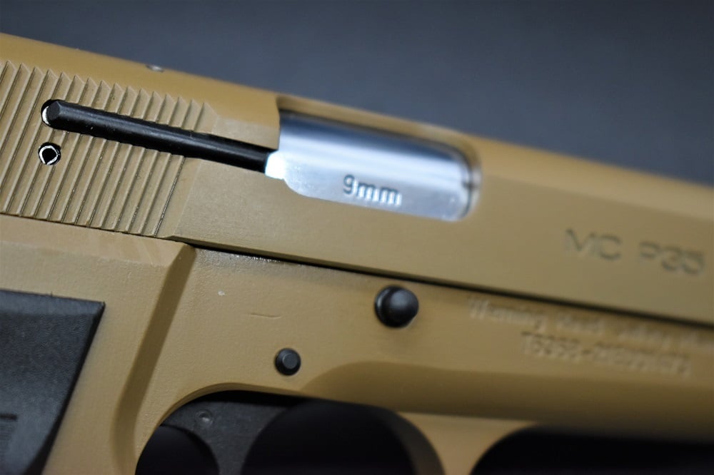 EAA Girsan MC P35 9mm pistol in FDE