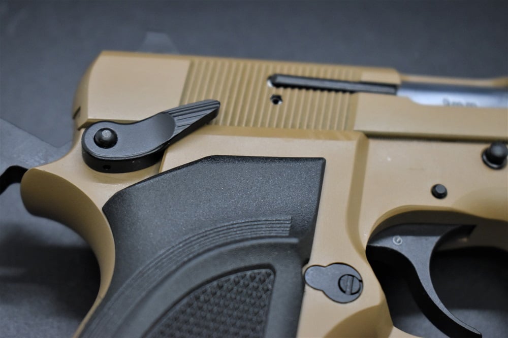 EAA Girsan MC P35 9mm pistol in FDE