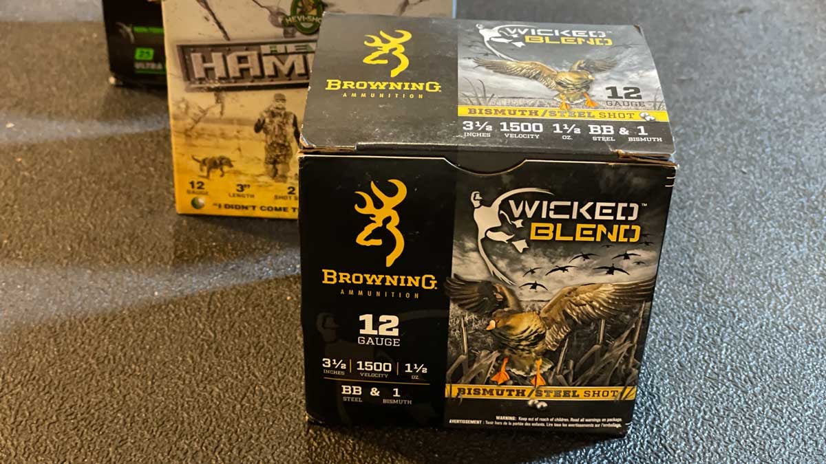 Waterfowl shotgun hunting ammo