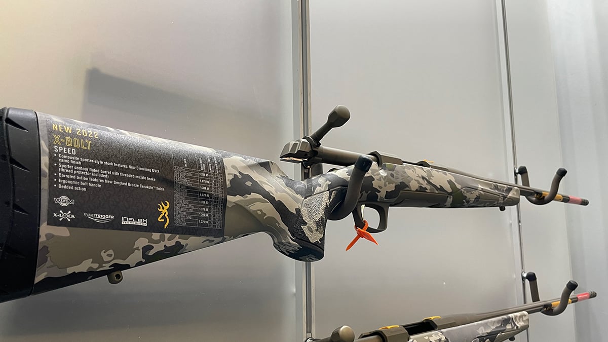 Browning X-Bolt in OVIX Camo at SHOT 2022