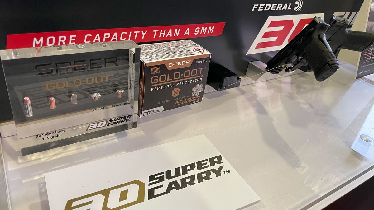 Federal Gold Dot 30 Super Carry