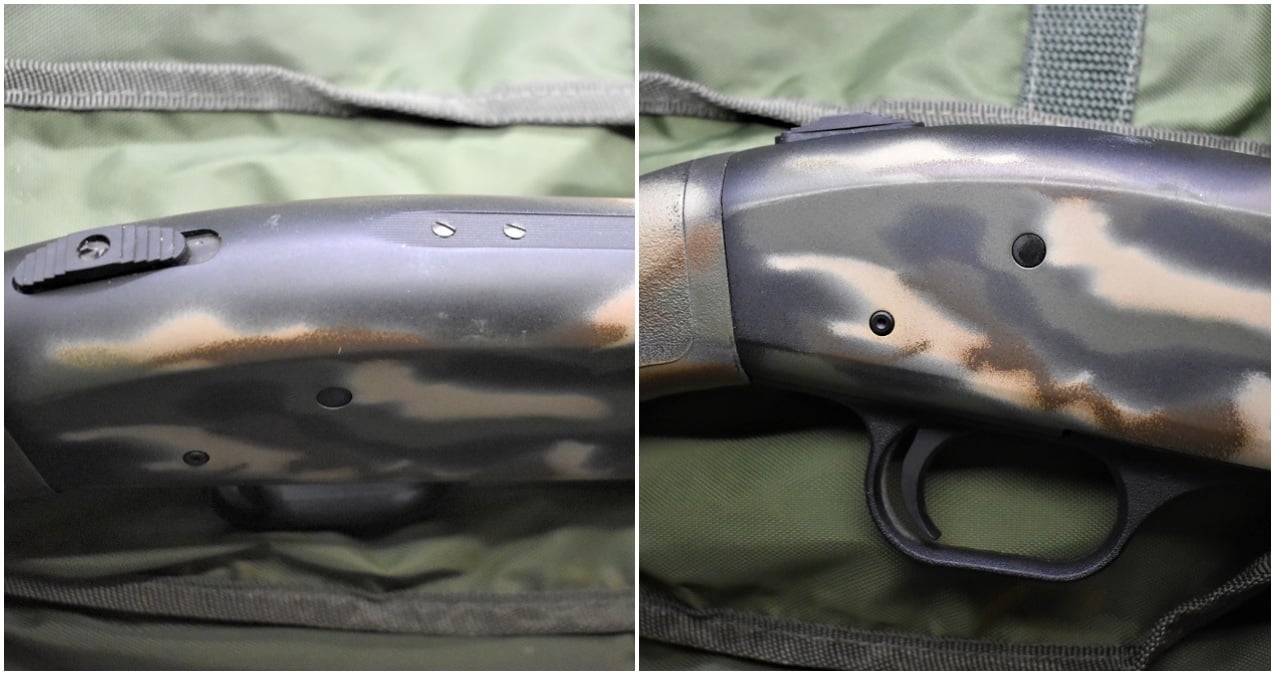 Mossberg 835 UM 12 gauge 3.5 inch chamber shotgun in OFM woodland camo