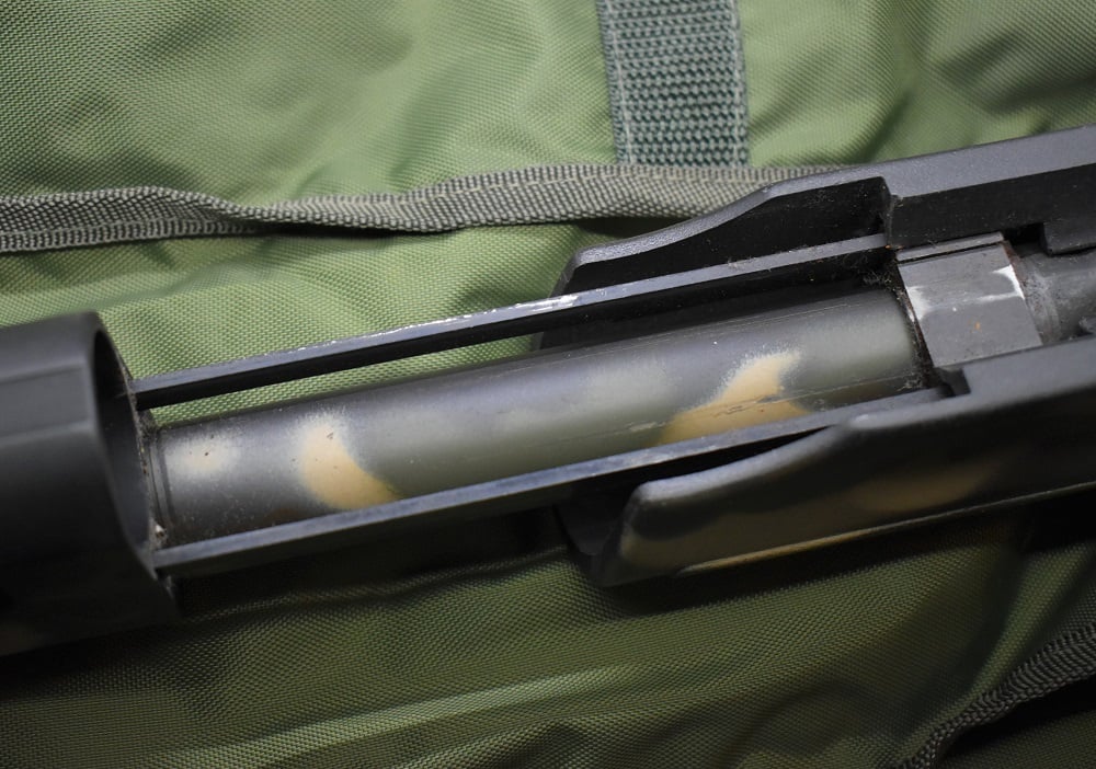 Mossberg 835 UM 12 gauge 3.5 inch chamber shotgun in OFM woodland camo
