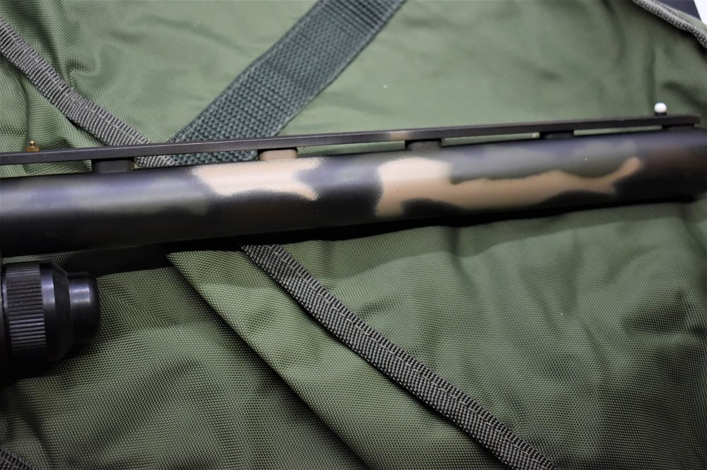 Mossberg 835 UM 12 gauge 3.5 inch chamber shotgun in OFM woodland camo