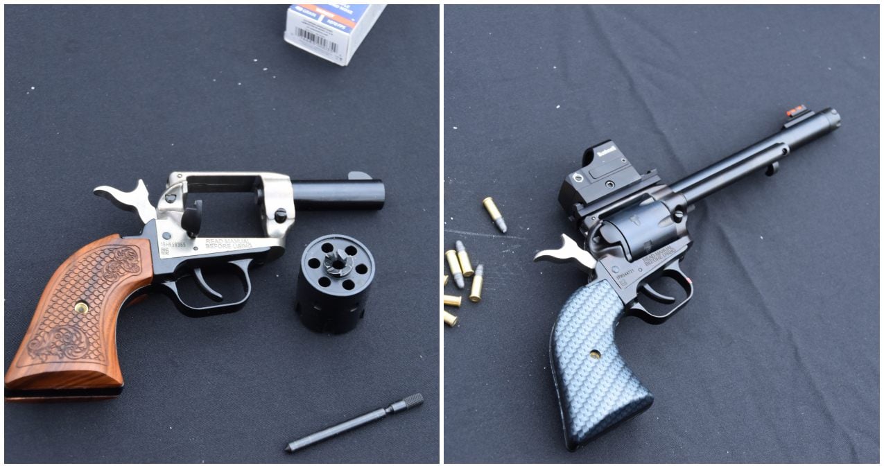 Heritage revolvers at the Shooting Sports Showcase