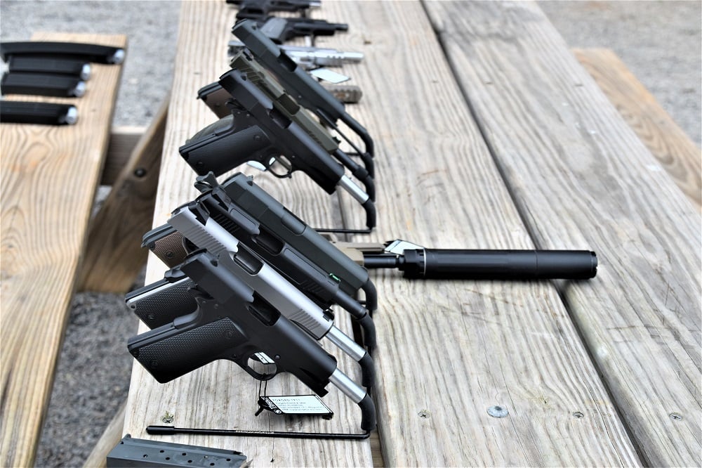 SDS pistols at Sports Showcase