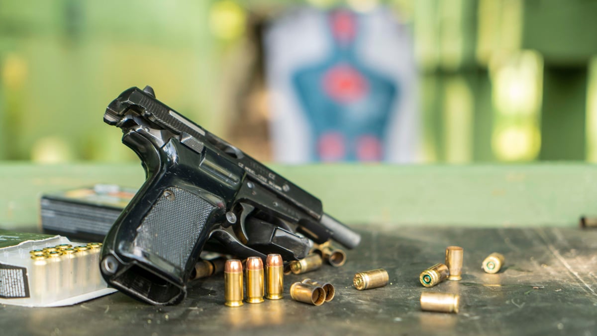 CZ 82 at the range