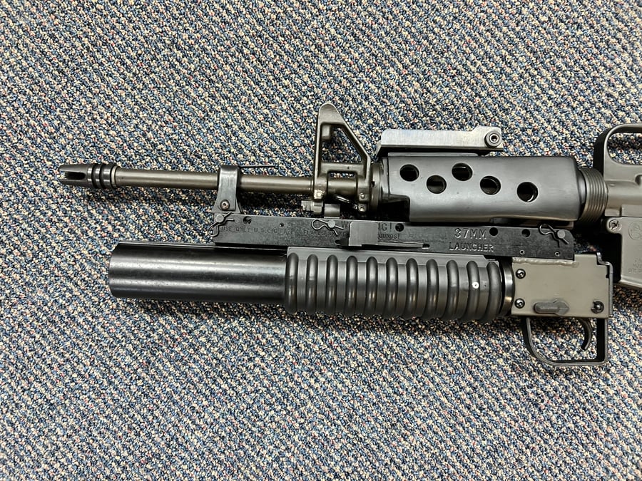 colt-sp1-w-37mm-cobray-flare-launcher-for-sale-guns