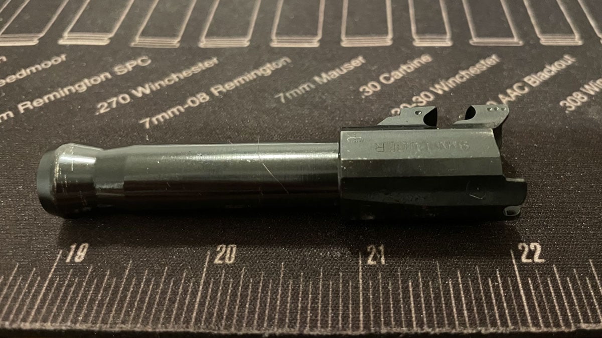 Ruger EC9s Pistol barrel