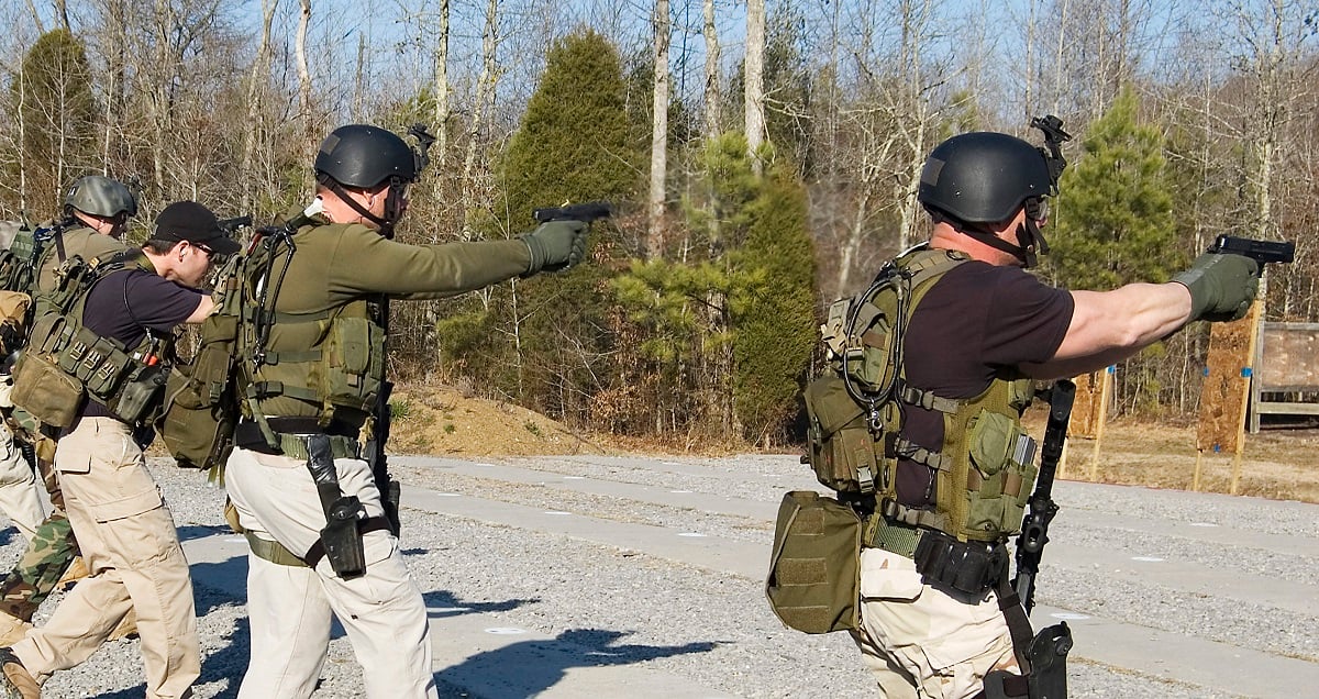OST agents at the range
