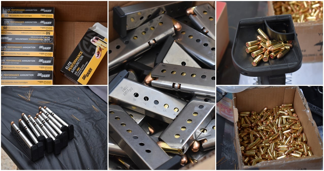 Ammo at SIG Freedom Days In New Hampshire October 2022