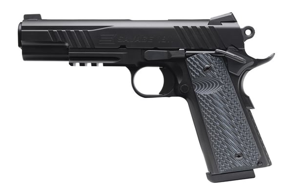 Savage Arms 1911 Govt Black Melonite Rail - For Sale - New