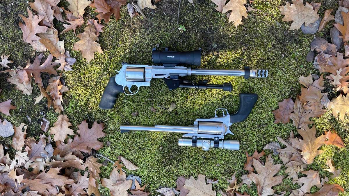 Magnum Research BFR and Smith & Wesson Performance Center 460 XVR revolver