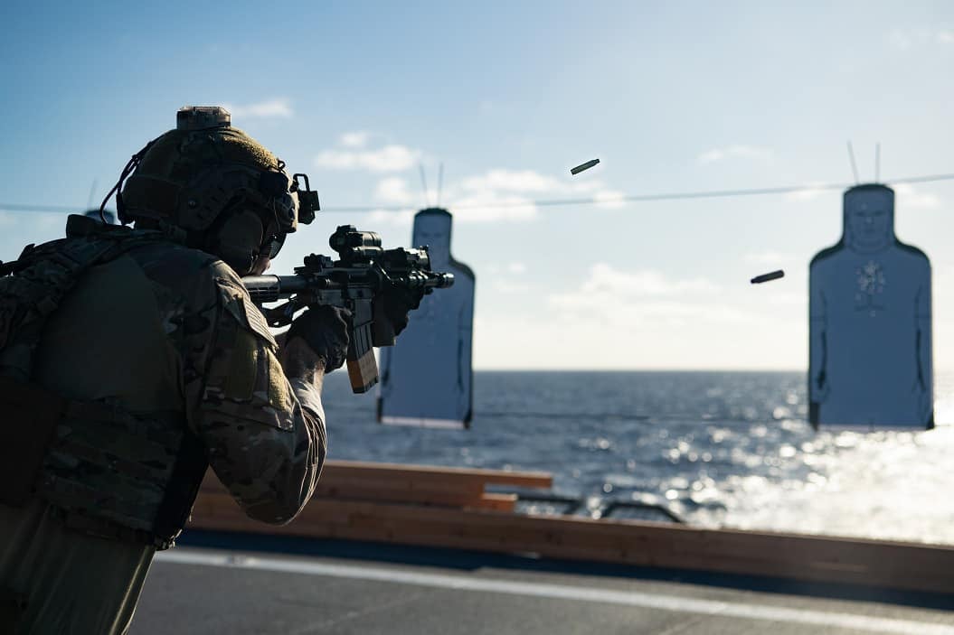 USS Mobile MK18 carbine March 2023 DOD image