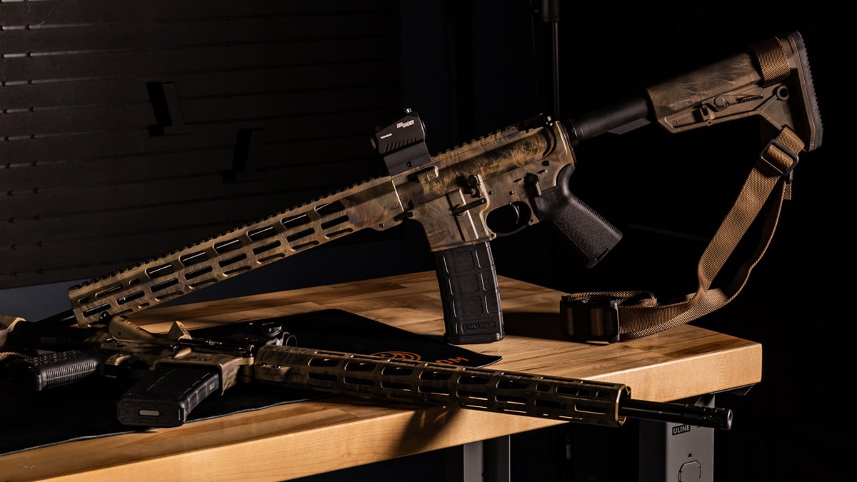 Ruger AR-556 MPR Model 8539 with SIG Sauer Romeo 5 red dot sight and Magpul MS1 sling