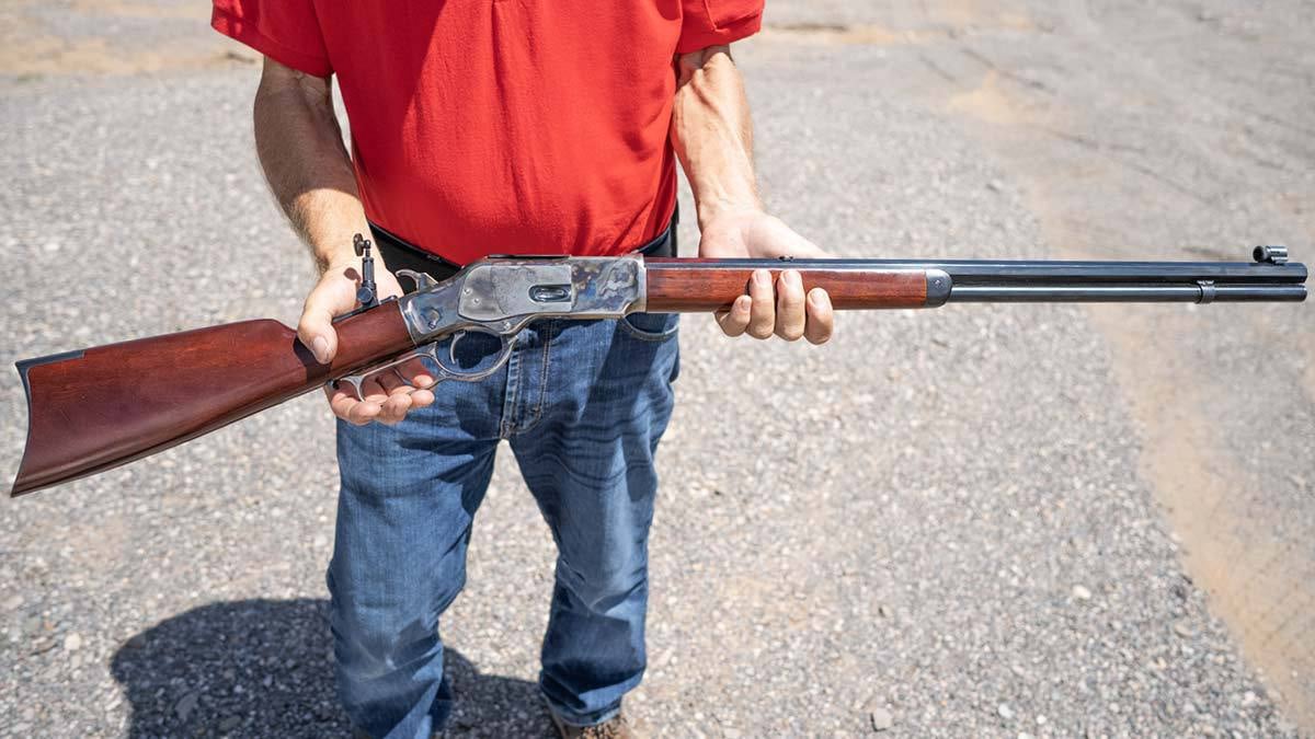 Uberti Model 1873 lever-action rifle in .45 Colt