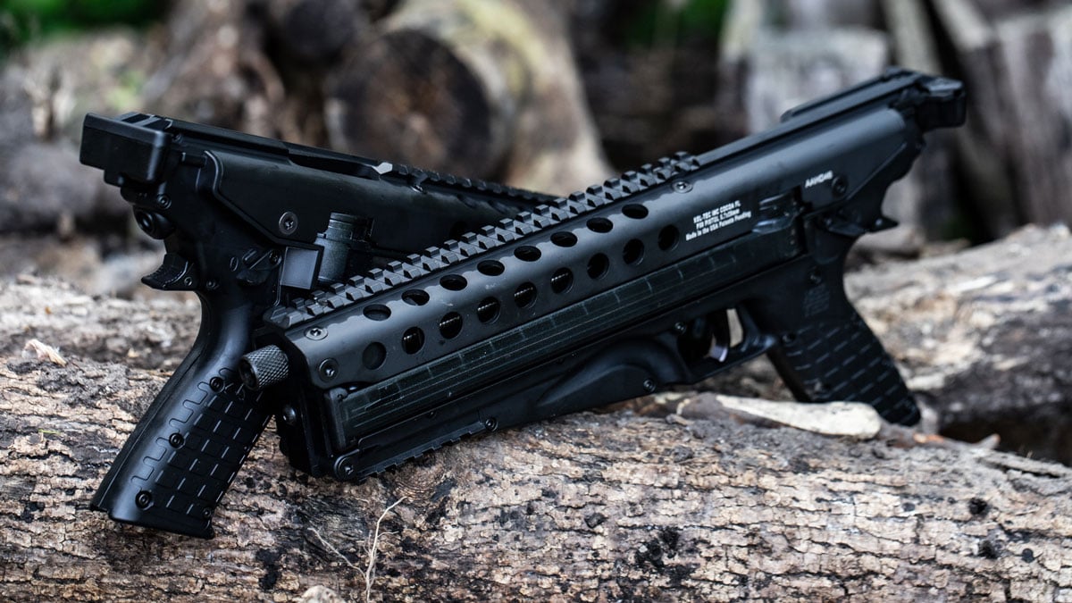 KelTec P50 pistol with factory blemish