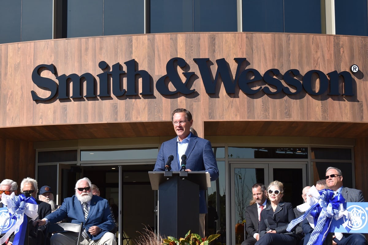New Smith & Wesson HQ and factory in Maryville Tennessee ribbon cutting and opening