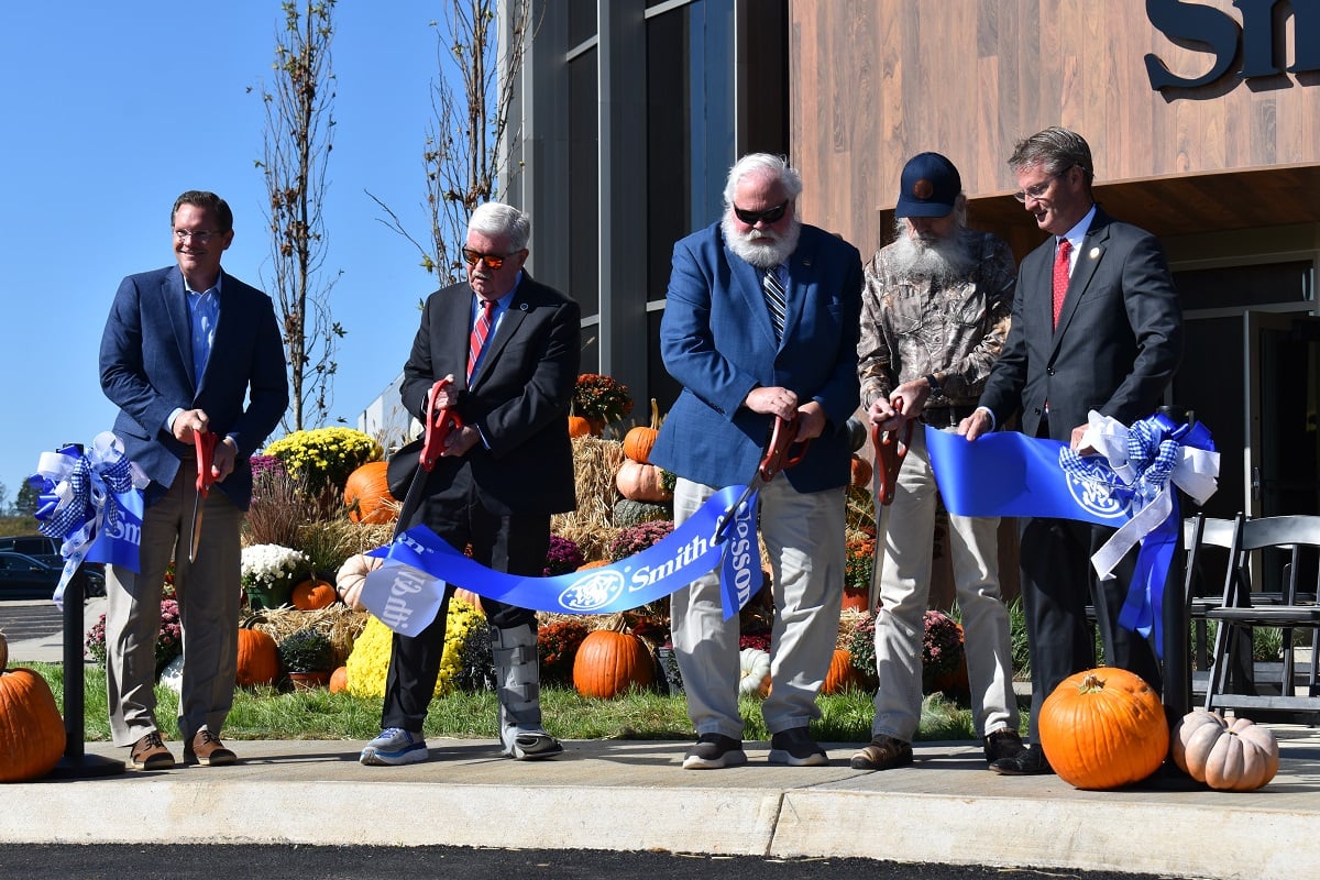 New Smith & Wesson HQ and factory in Maryville Tennessee ribbon cutting and opening
