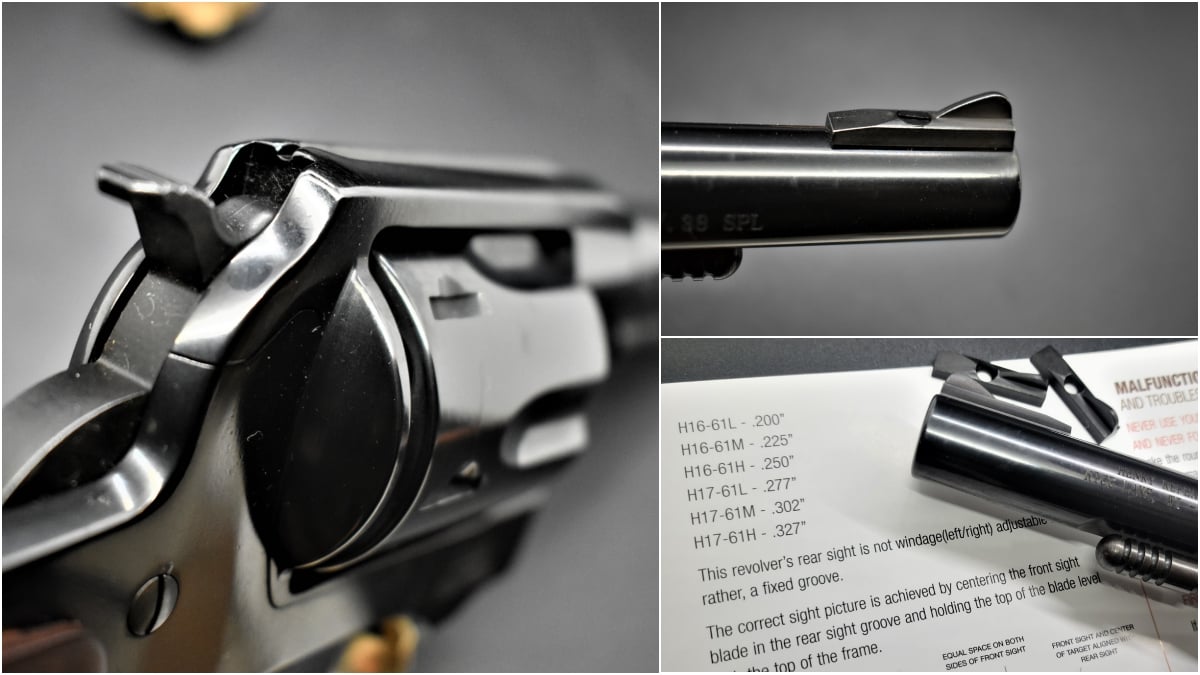 The Henry Big Boy Revolver in .357 magnum with a square Gunfighter grip
