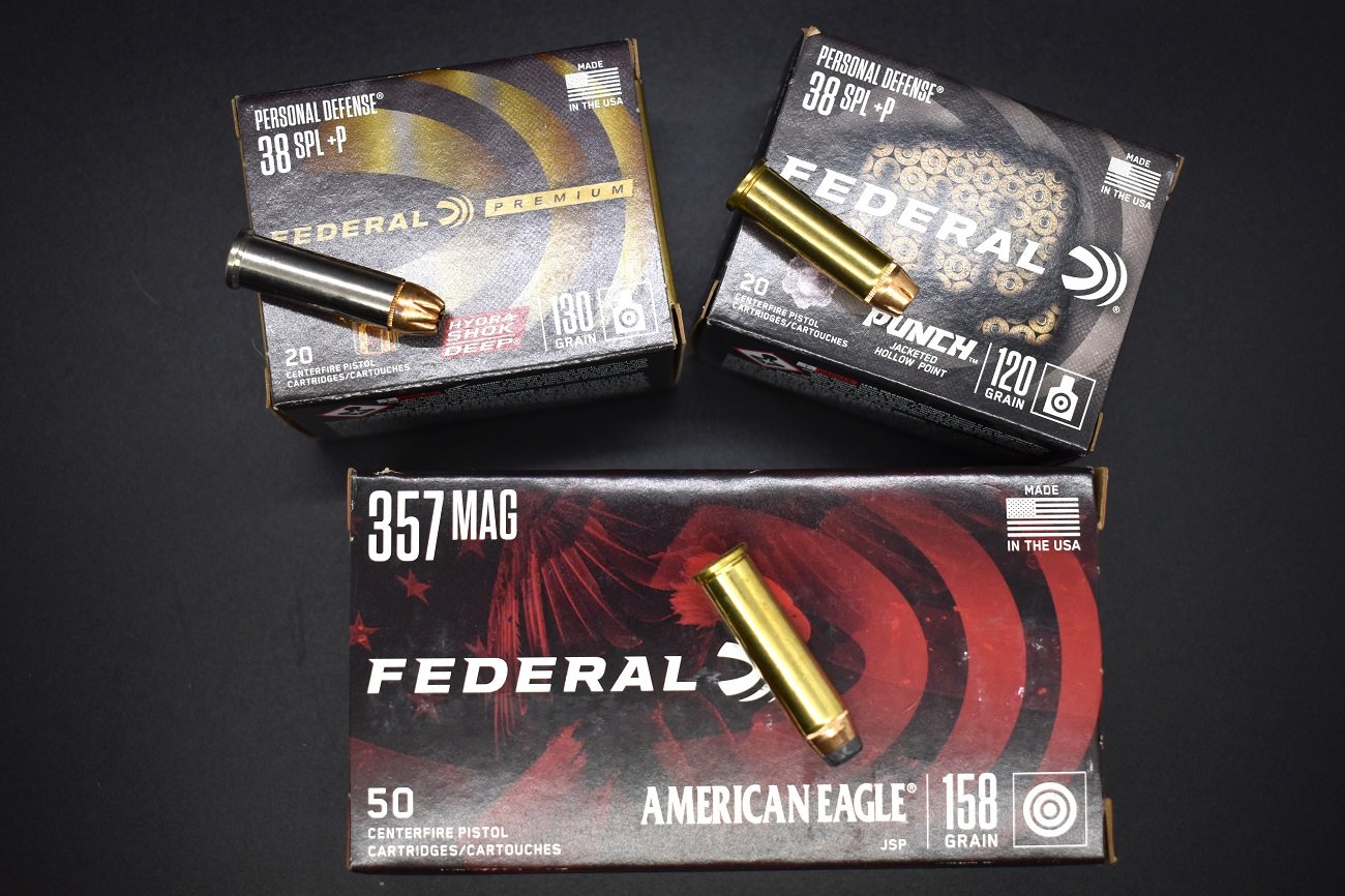 Federal 38 and 357 ammo