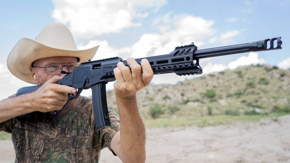 Patriot Ordnance Factory Tombstone 9mm lever action rifle