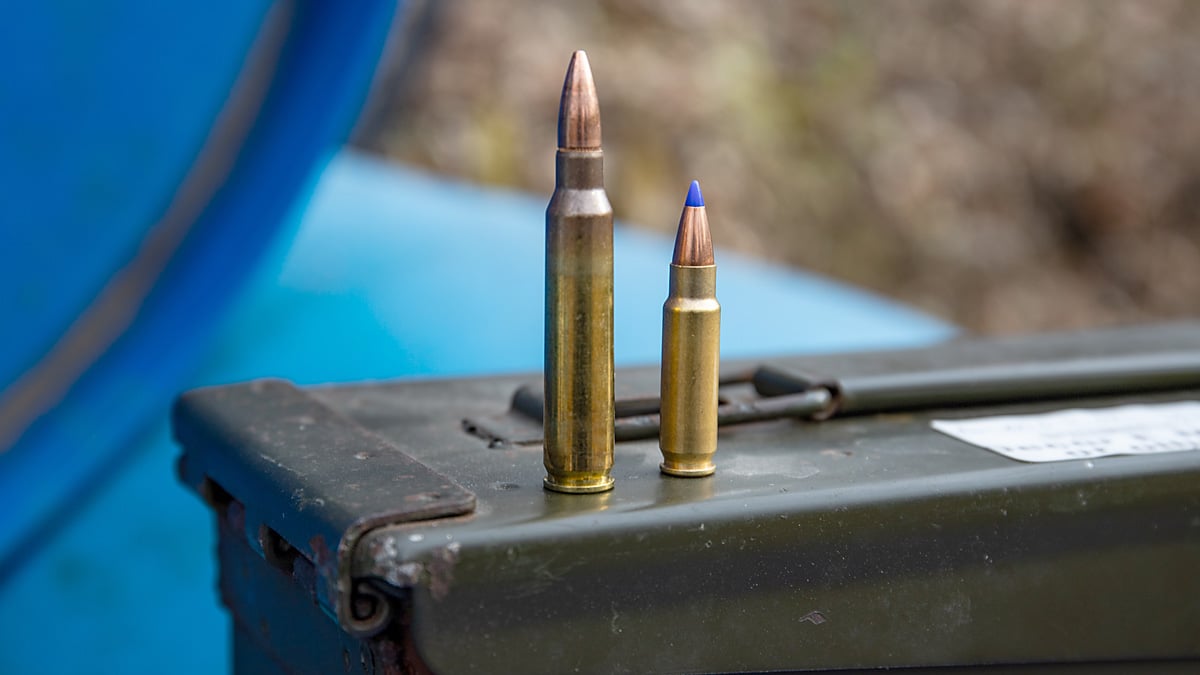 5.56 NATO and 5.7x28mm cartridges
