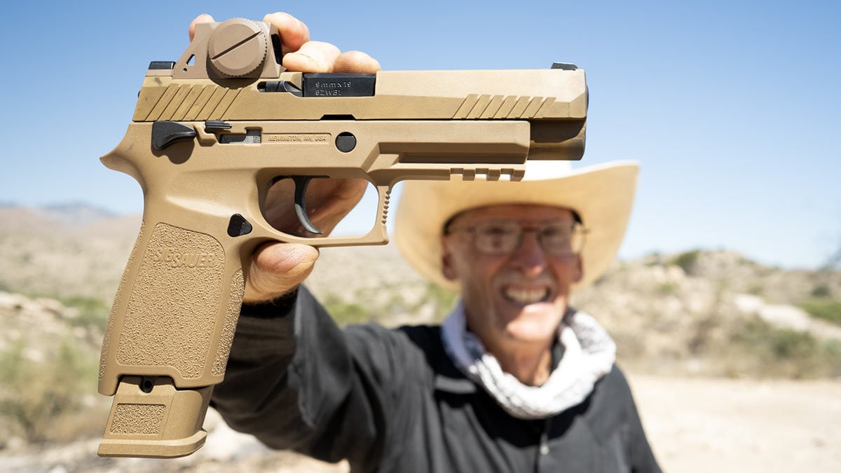 SIG Sauer M17 9mm handgun with Romeo M17 red dot optic