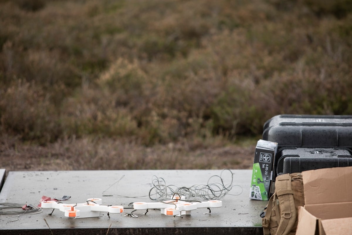 Drones shot down by Benelli M4s at Kleine-Brogel Air Base