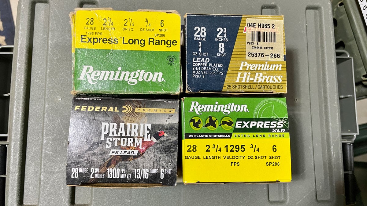 28 gauge ammo