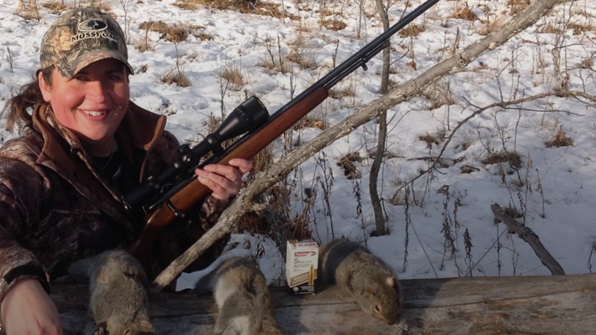 Squirrel hunting with Remington 5mm Rem Mag