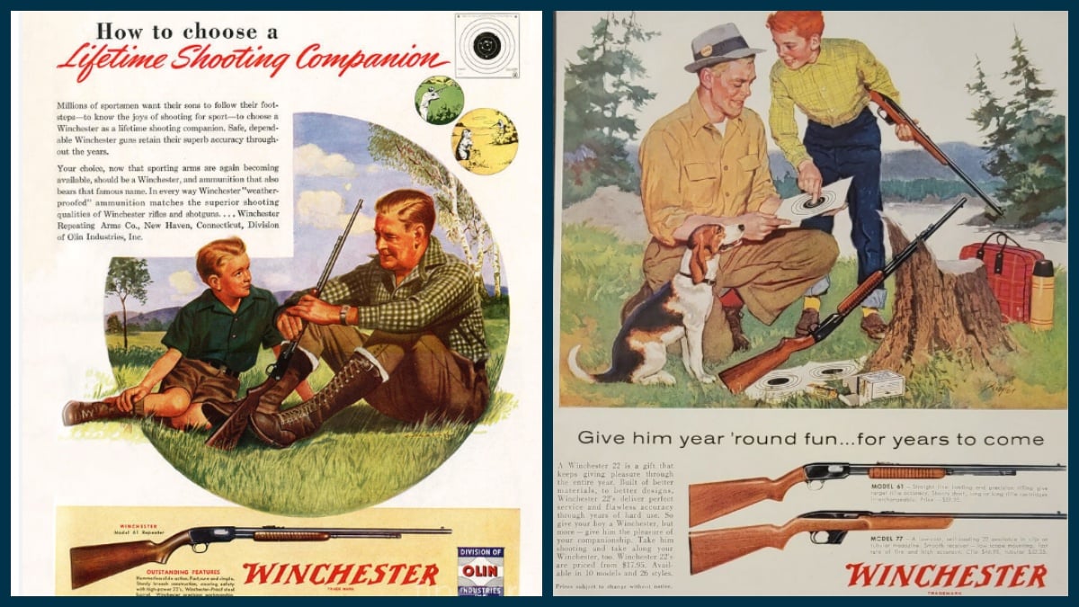 Winchester Model 61 Ads
