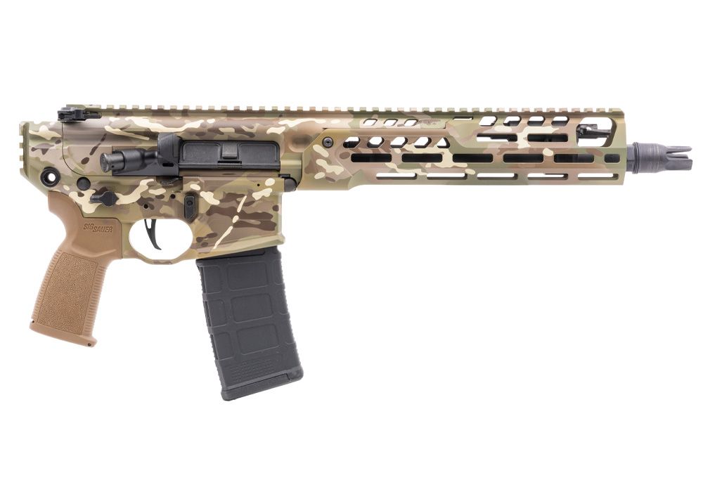 Sig Sauer MCX-Spear LT .223 Rem/5.56x45mm 11.50" AR Rifle, - Ultimate Multicam Tactical Firearm - PMCX-556N-11B-CW-V1-LT