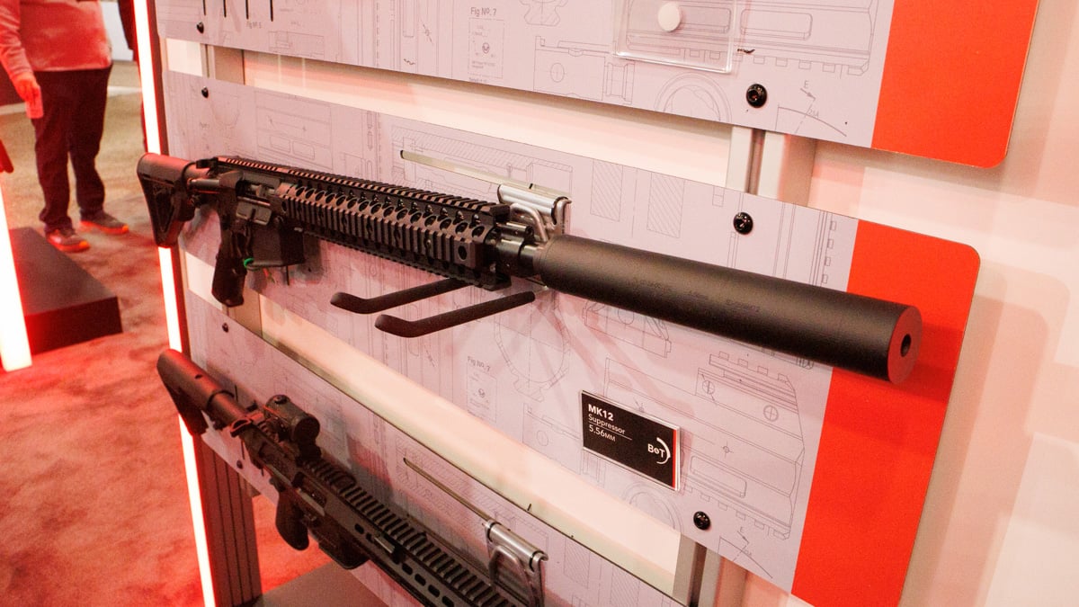 French MK12 with B&T suppressor
