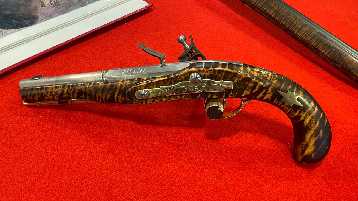 K.L. Shelton muzzleloading handgun