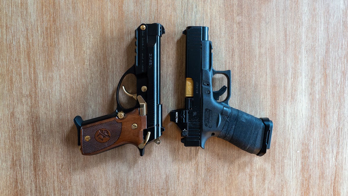 Girsan MC 14T Lady Tip-Up and Glock 48 MOS