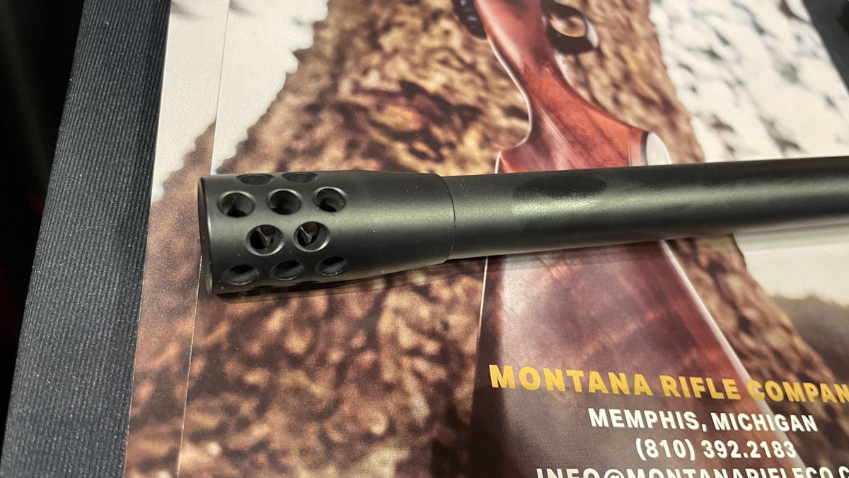 Junction rifle muzzle brake